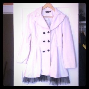 White winter classic coat
